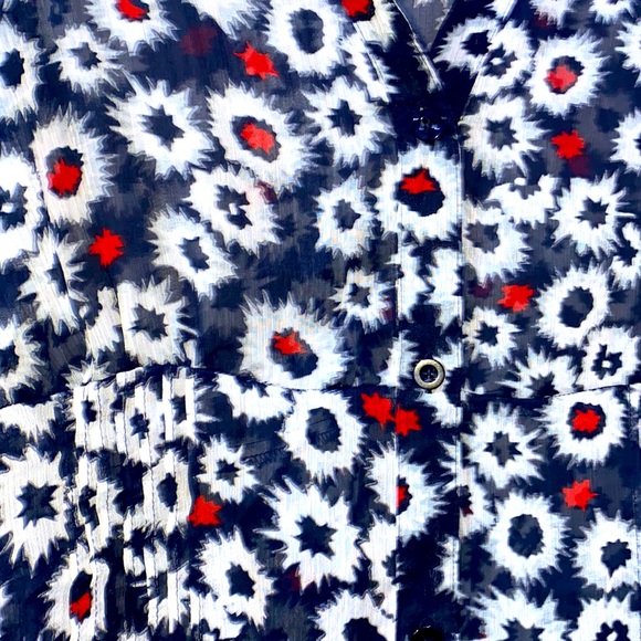 🌻 Christopher & Banks 3/4-sleeve Sheer Top - Picture 4 of 7